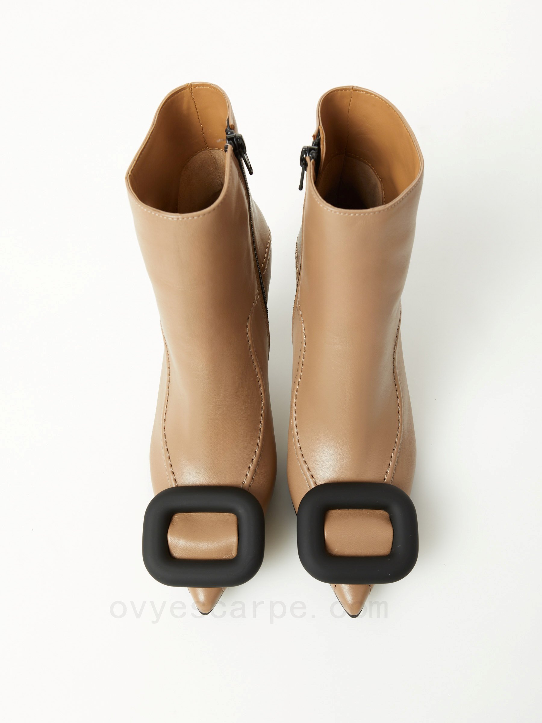 (image for) Negozi Online Leather Ankle Boot F08161027-0600 scarpe alla moda